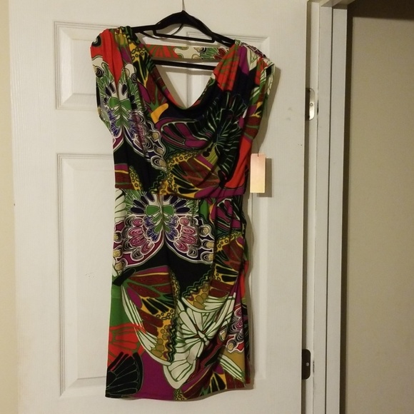 Alfani Petite Patterned Mini Dress - Picture 2 of 3